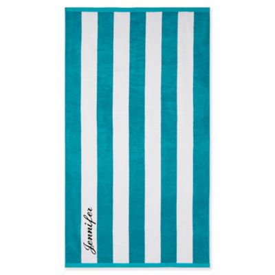 turquoise beach towel