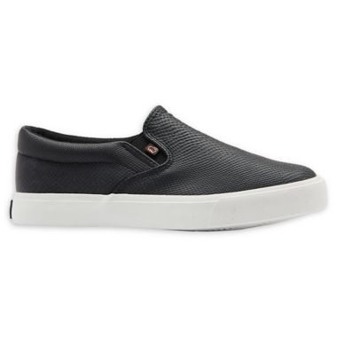 Lamo&reg; Piper Exotic Size 10 Women's Slip-On Shoe in Black Snake. View a larger version of this product image.