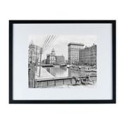 Canal at Salina Street 22-Inch x 28-Inch Framed Wall Art