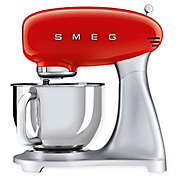 SMEG 50&#39;s Retro Style 5 qt. Stand Mixer with Stainless Steel Bowl