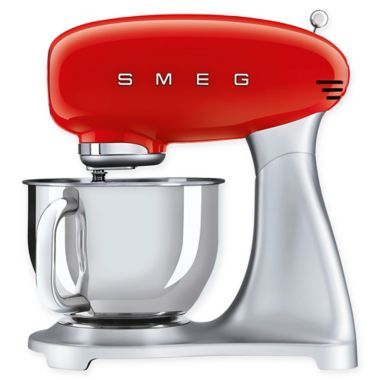 SMEG 50's Retro Style 5 qt. Stand Mixer with Stainless Steel Bowl. View a larger version of this product image.
