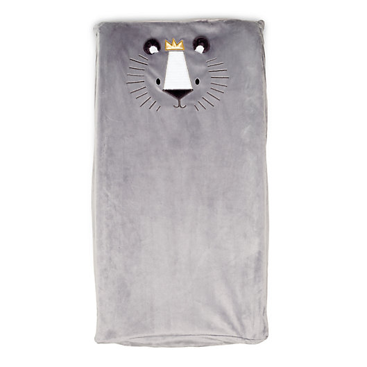Alternate image 1 for Boppy® Preferred Changing Pad Cover in Grey Royal Lion