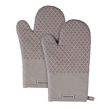 KitchenAid&reg; Asteroid Diamond Oven Mitt in Grey (Set of 2). View a larger version of this product image.