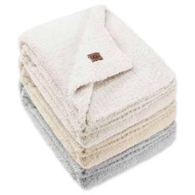 ugg white blanket