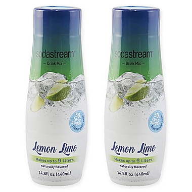 SodaStream&reg; 2-Pack Lemon Lime Drink Mix. View a larger version of this product image.