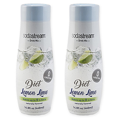 SodaStream&reg; 2-Pack Diet Lemon Lime Drink Mix. View a larger version of this product image.