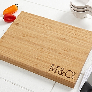 Family Name Established... Personalized Bamboo Cutting Board. View a larger version of this product image.