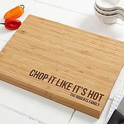 Kitchen Expressions Personalized Bamboo Cutting Board