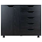 Alternate image 2 for Winsome Trading Halifax 5-Drawer Wide Storage Cabinet in Black