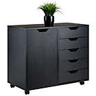 Alternate image 6 for Winsome Trading Halifax 5-Drawer Wide Storage Cabinet in Black