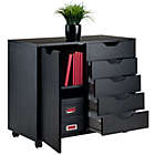 Alternate image 7 for Winsome Trading Halifax 5-Drawer Wide Storage Cabinet in Black