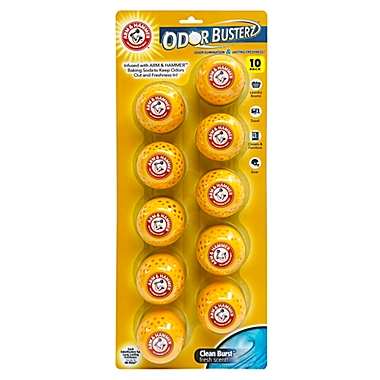 Arm &amp; Hammer &trade;10-Pack Odor Absorber in Orange. View a larger version of this product image.