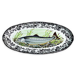 Spode® Woodland King Salmon  18.5-Inch Oval Platter