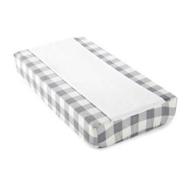 Levtex Baby&reg; Kipton Changing Pad Cover in Grey/Ivory. View a larger version of this product image.