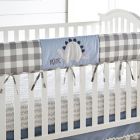 Alternate image 2 for Levtex Baby&reg; Kipton Leaf Fitted Crib Sheet in Grey