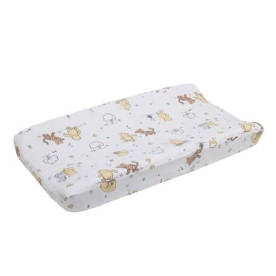 Disney&reg; Classic Pooh Quilted Changing Pad Cover in Ivory
