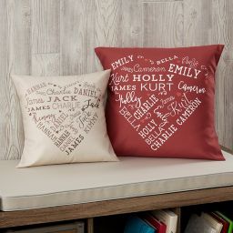 Personalized Pillows Personalized Throw Photo Pillows Bed