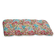 Pillow Perfect Corinthian Dapple Wicker Loveseat Cushion