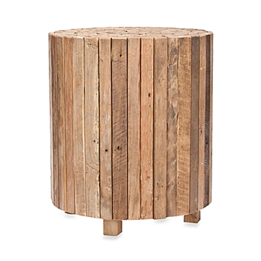 Safavieh Richmond Round Teak End Table. View a larger version of this product image.