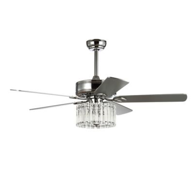 Safavieh Dresher 52-Inch 3-Light Ceiling Fan in Chrome
