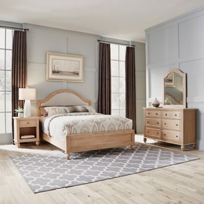 Home Styles Home Styles Cambridge Queen Bed Dresser W Mirror Nightstand In White Wash From Bed Bath Beyond Daily Mail