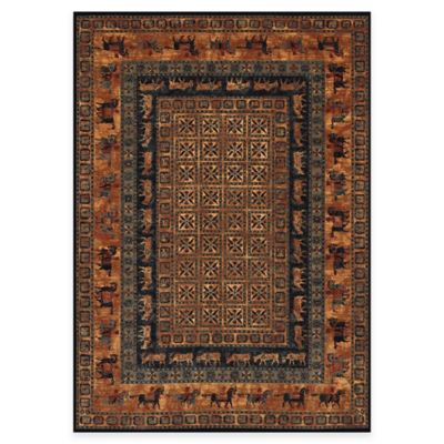 Couristan&reg; Old World Classics Pazyrk 7-Foot 10-Inch x 11-Foot 1-Inch Wool Rug in Burnished Rust