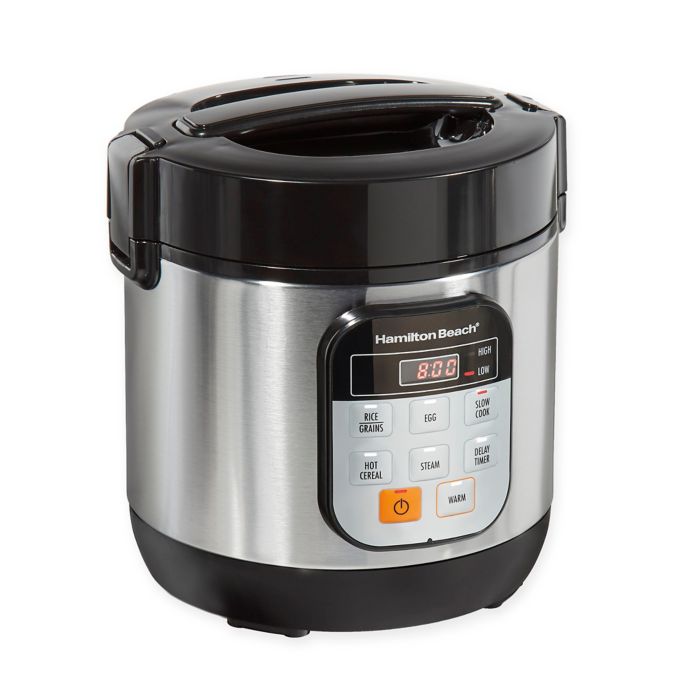 Hamilton Beach 1.5 qt. Stainless Steel Compact MultiCooker Bed Bath