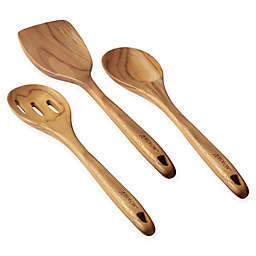 Analon® 3-Piece Teakwood Spoon and Turner Utensil Set
