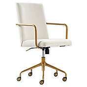 Elle Decor Giselle Velvet Upholstered Desk Chair