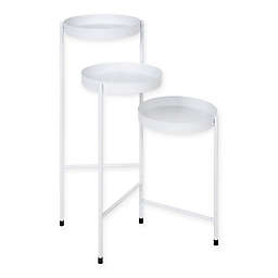 Kate And Laurel™ Tri-Level Plant Stand in White