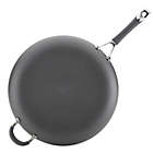 Alternate image 1 for Circulon Radiance 14&quot; Nonstick Hard-Anodized Skillet with Helper Handle in Grey