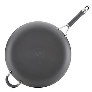 Circulon Radiance 14&quot; Nonstick Hard-Anodized Skillet with Helper Handle in Grey. View a larger version of this product image.
