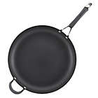 Alternate image 2 for Circulon Radiance 14&quot; Nonstick Hard-Anodized Skillet with Helper Handle in Grey