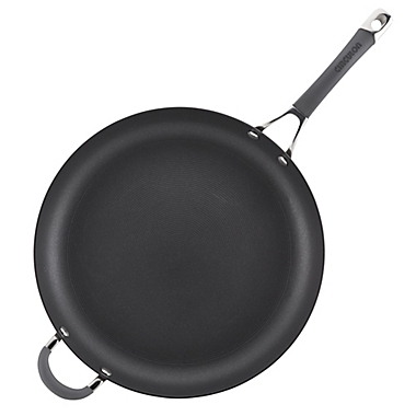 Circulon Radiance 14&quot; Nonstick Hard-Anodized Skillet with Helper Handle in Grey. View a larger version of this product image.