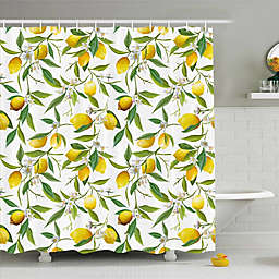 Ambesonne Lemons Shower Curtain