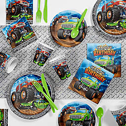 Creative Converting™ 81-Piece Monster Truck Birthday Party Supplies Kit