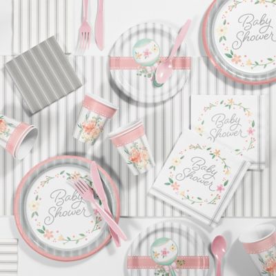 baby shower plates