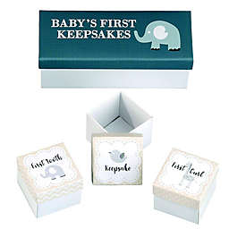 Lillian Rose™ Baby's First Keepsake Boxes in Grey (Set of 3)