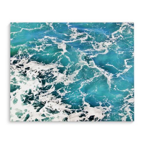 Beach Waves Four Canvas Wall Art | Bed Bath & Beyond