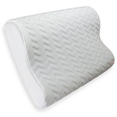 Comfort Tech&trade; Serene Foam Contour Pillow in White. View a larger version of this product image.