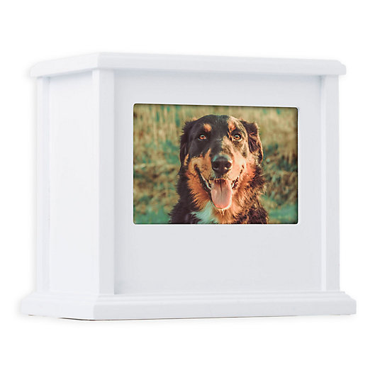 Alternate image 1 for Pearhead® Pet Memory Keepsake Box in White