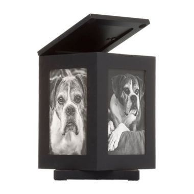 Pearhead&reg; Pet Rotating Memory Box and Clean-Touch Ink Pad Kit in Black. View a larger version of this product image.