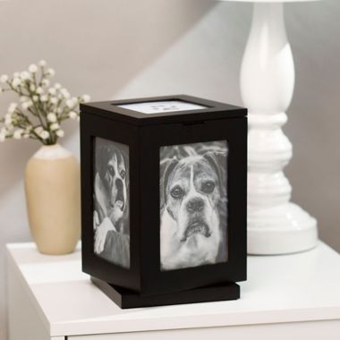 Pearhead&reg; Pet Rotating Memory Box and Clean-Touch Ink Pad Kit in Black. View a larger version of this product image.