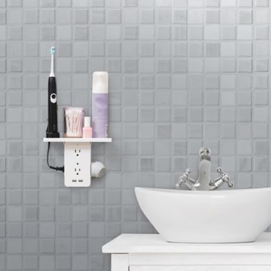 Sharper Image Socket Shelf&trade; Surge Protector. View a larger version of this product image.