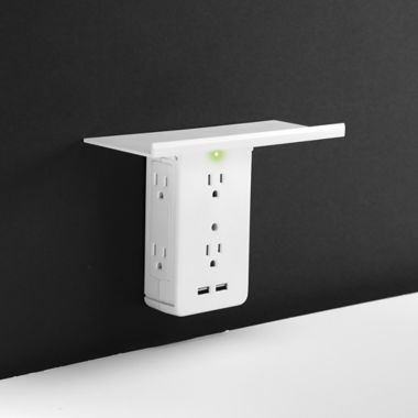 Sharper Image Socket Shelf&trade; Surge Protector. View a larger version of this product image.