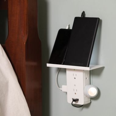 Sharper Image Socket Shelf&trade; Surge Protector. View a larger version of this product image.