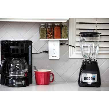 Sharper Image Socket Shelf&trade; Surge Protector. View a larger version of this product image.