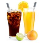 Alternate image 9 for Final Touch&reg; GoSip 6-Piece Stainless Steel Sip Straw Set in Grey