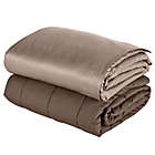 Alternate image 8 for Therapedic&reg; 16 lb. Medium Weighted Cooling Blanket in Taupe