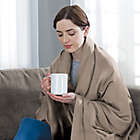 Alternate image 9 for Therapedic&reg; 16 lb. Medium Weighted Cooling Blanket in Taupe